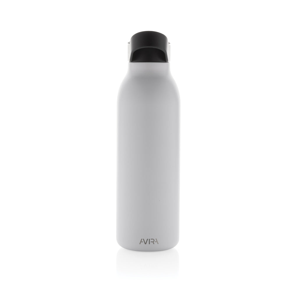 Avira Ara RCS Re-Steel Fliptop Wasserflasche 500ml – weiß