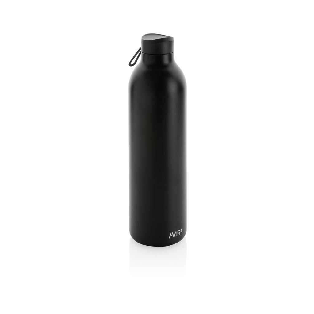 Avira Avior RCS recycelte Stainless-Steel Flasche 1L – schwarz