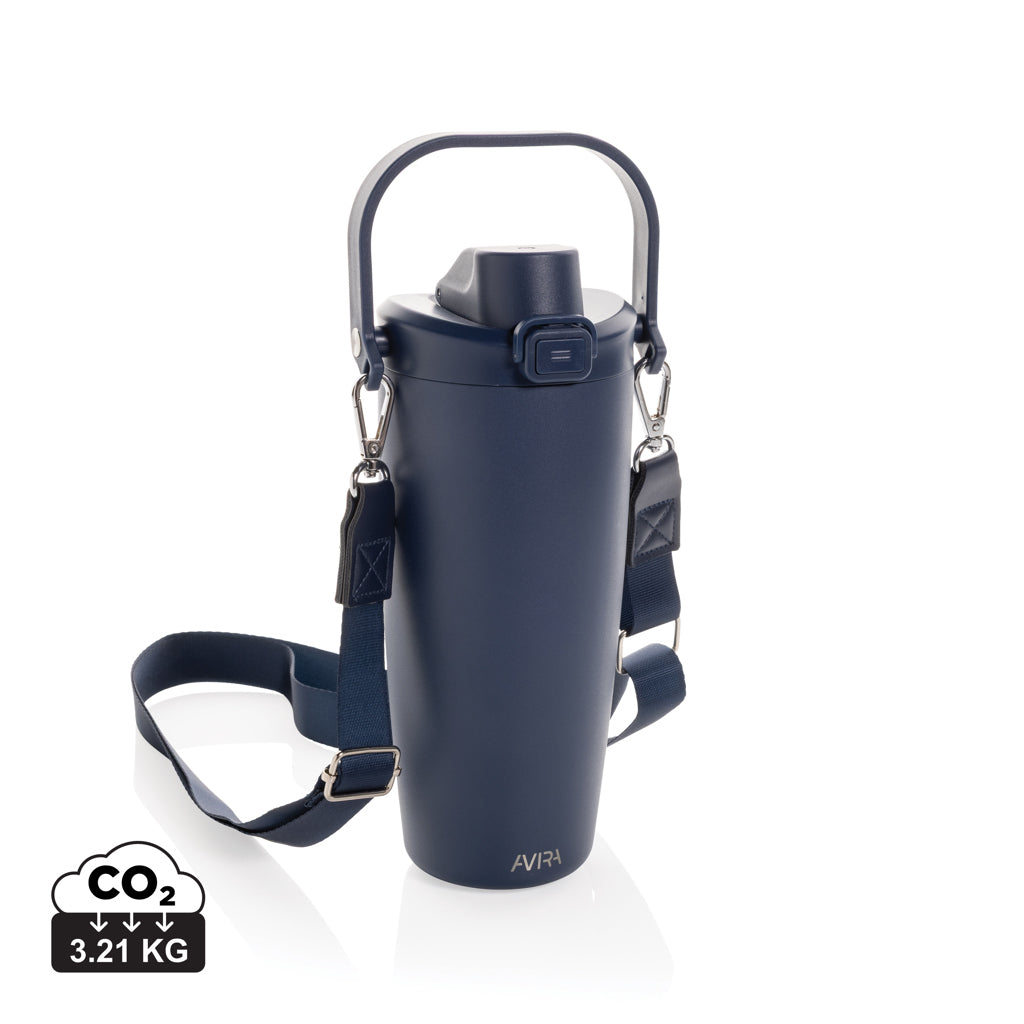 Avira Ayala Crossbody Duosip Becher aus RCS rec. Stahl – navy blau