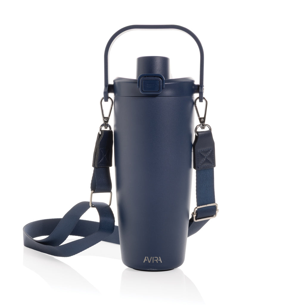 Avira Ayala Crossbody Duosip Becher aus RCS rec. Stahl – navy blau