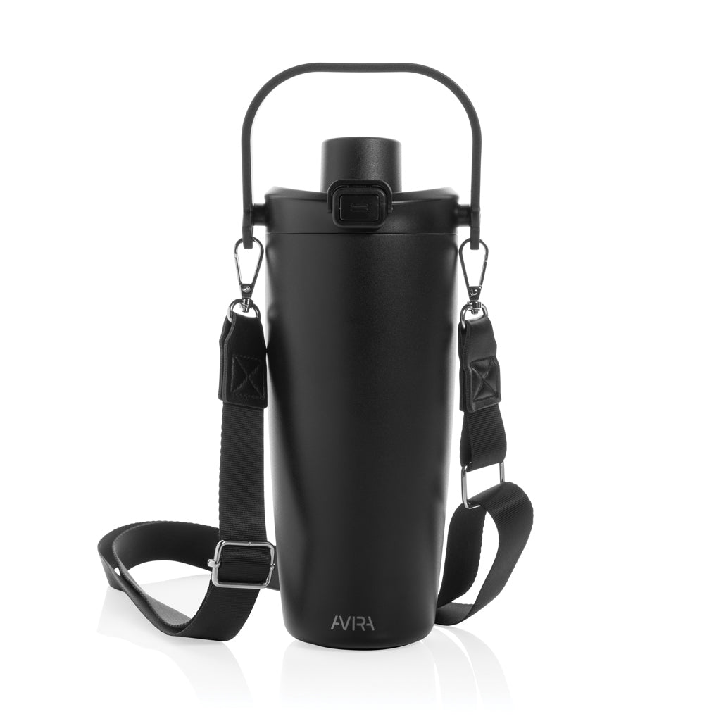 Avira Ayala Crossbody Duosip Becher aus RCS rec. Stahl – schwarz