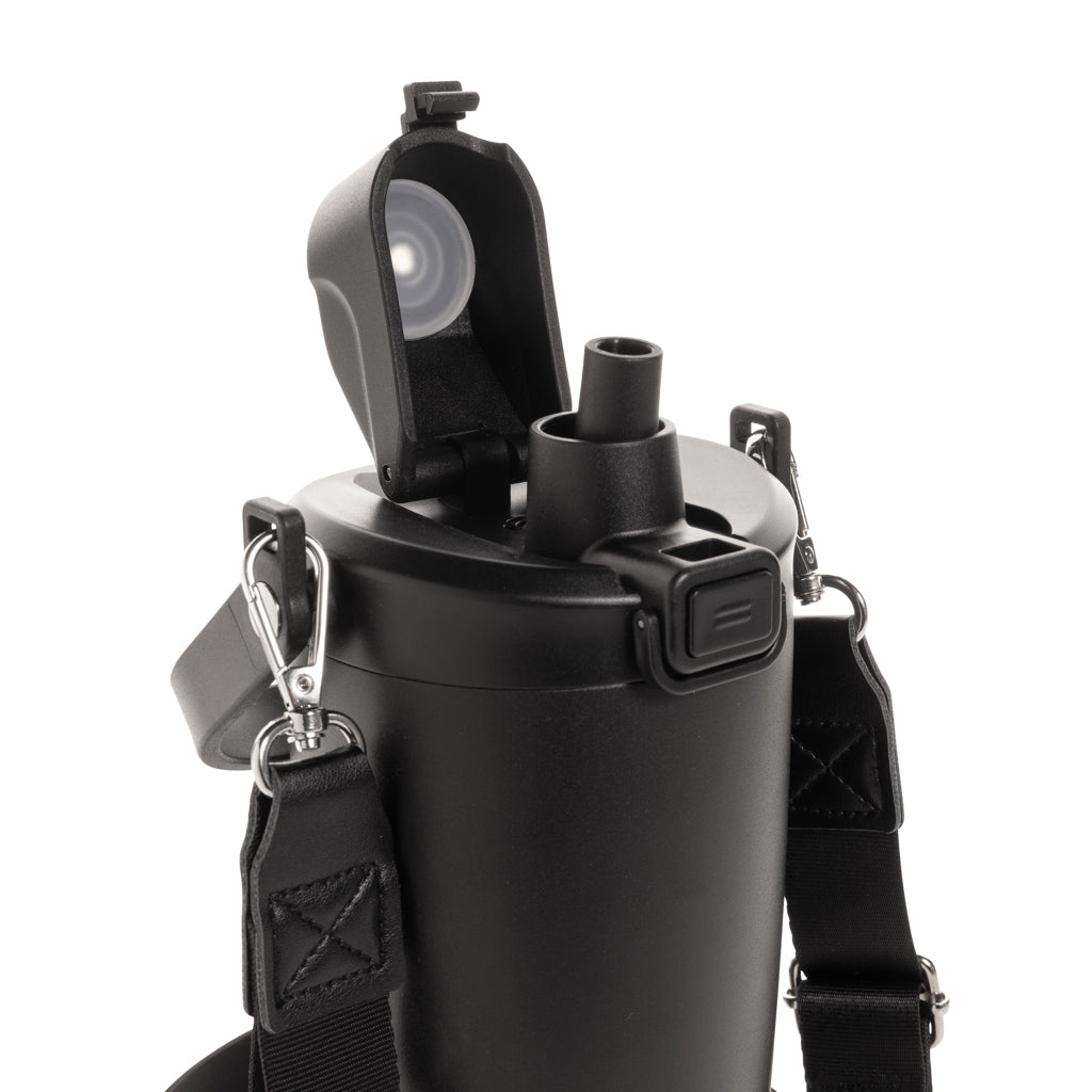 Avira Ayala Crossbody Duosip Becher aus RCS rec. Stahl – schwarz