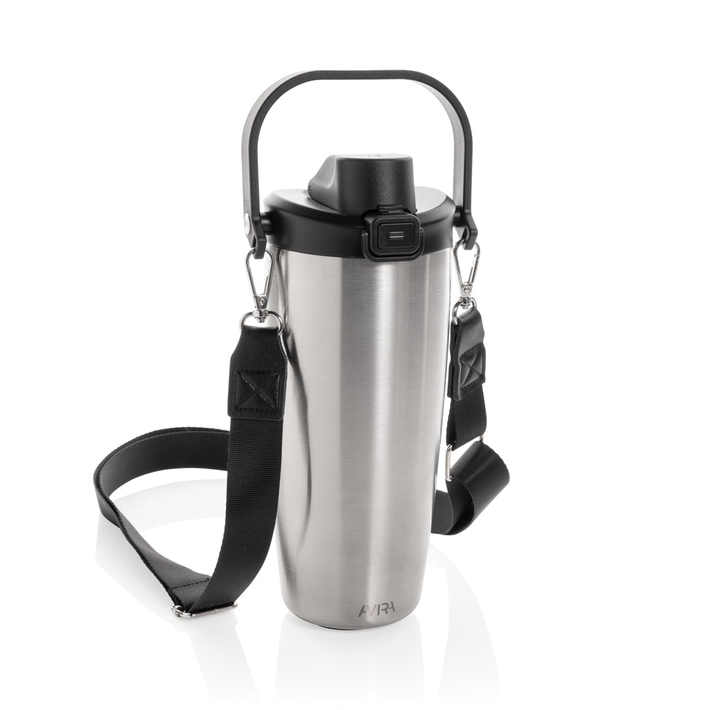 Avira Ayala Crossbody Duosip Becher aus RCS rec. Stahl – silber