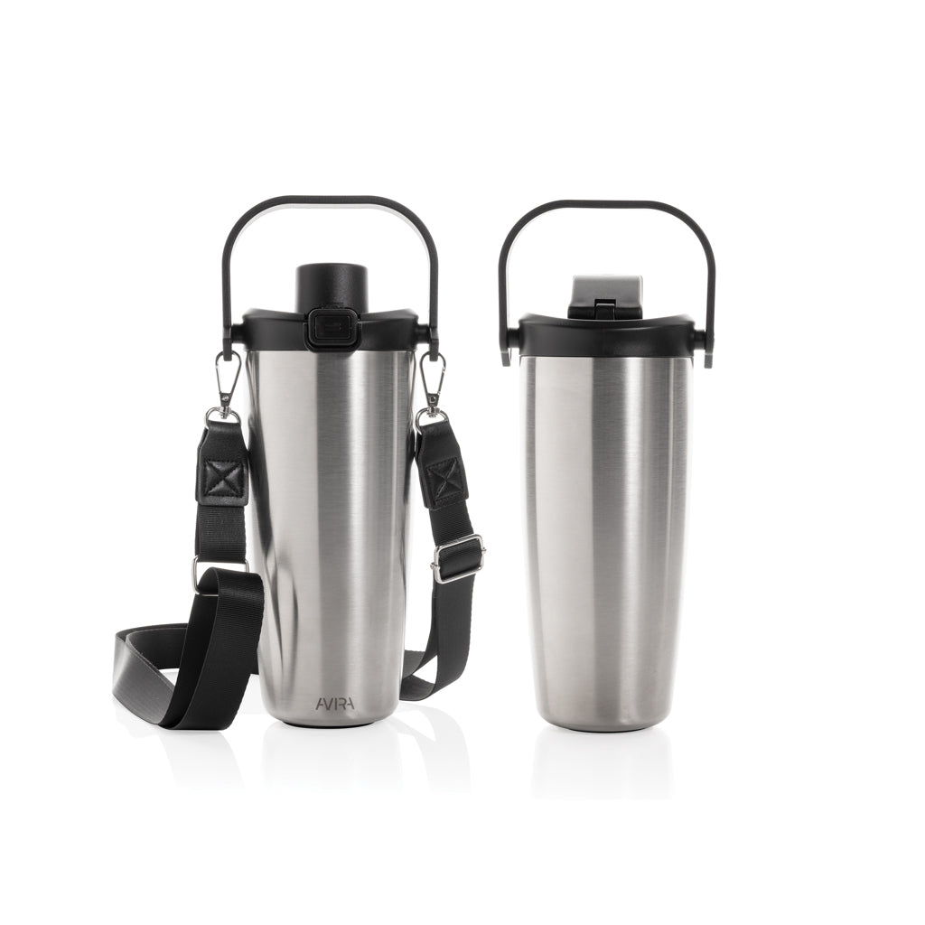 Avira Ayala Crossbody Duosip Becher aus RCS rec. Stahl – silber