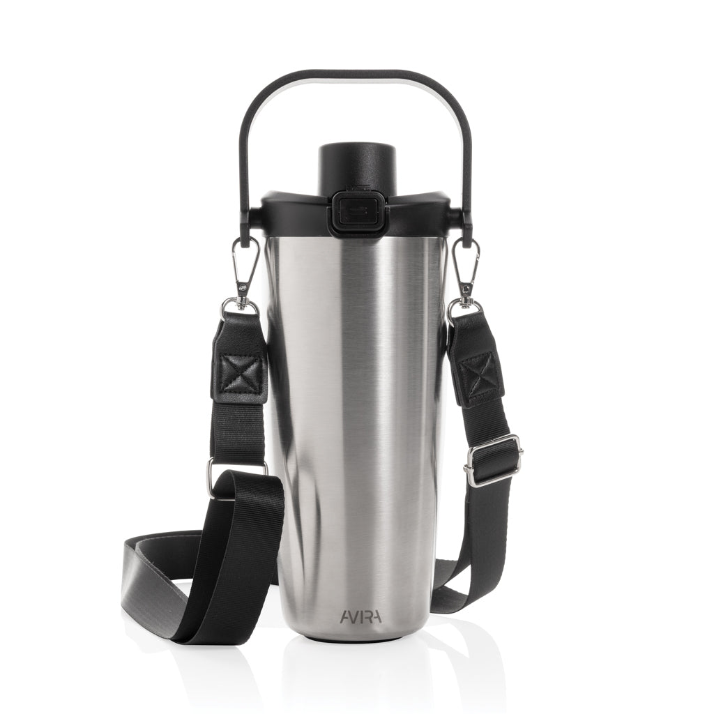 Avira Ayala Crossbody Duosip Becher aus RCS rec. Stahl – silber
