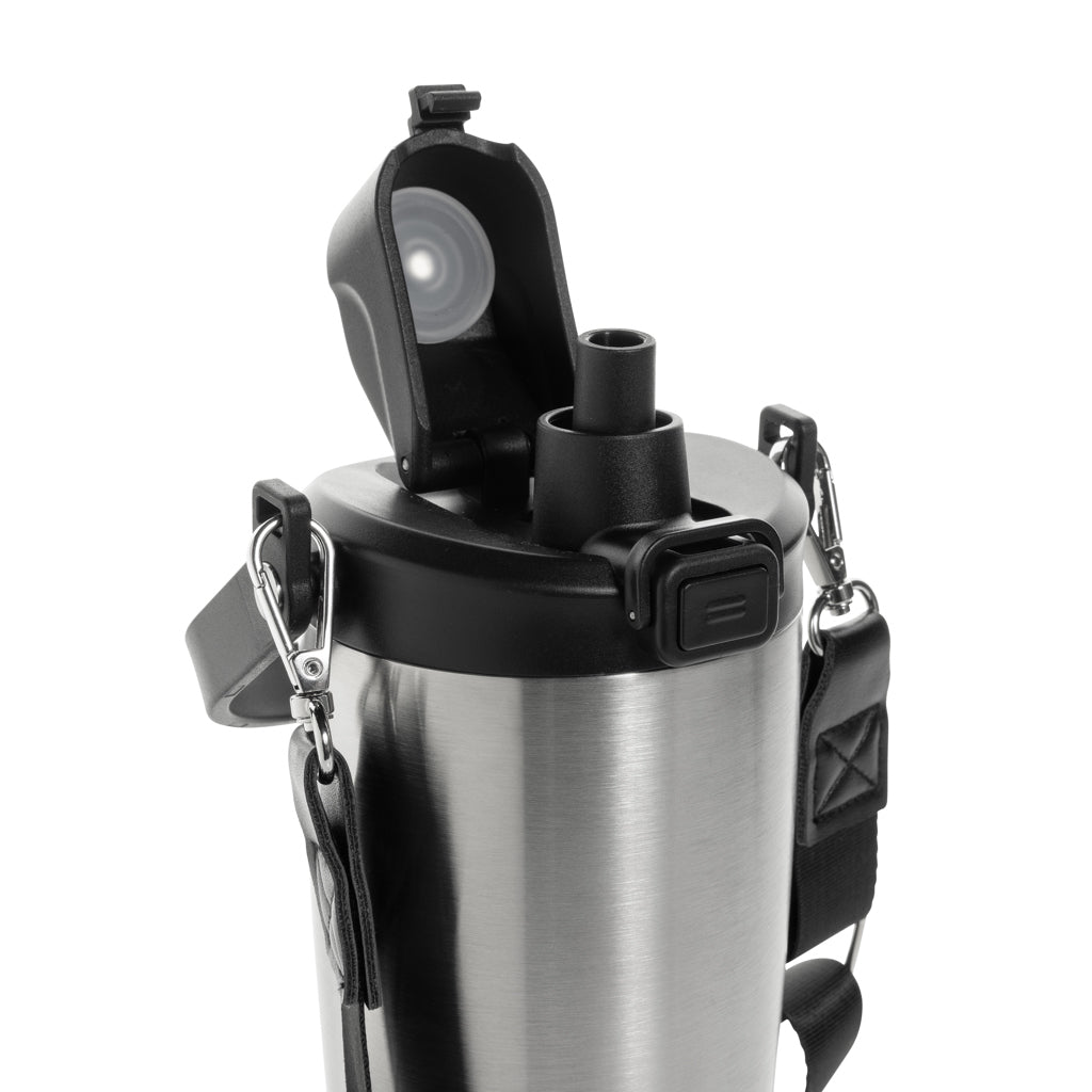 Avira Ayala Crossbody Duosip Becher aus RCS rec. Stahl – silber