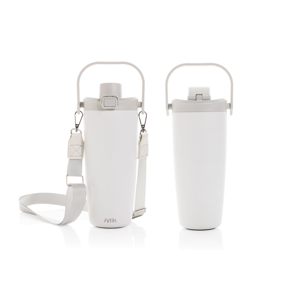 Avira Ayala Crossbody Duosip Becher aus RCS rec. Stahl – weiß