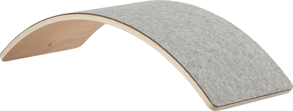 Balance Board Wave gebogen aus Holz und Filz von goki