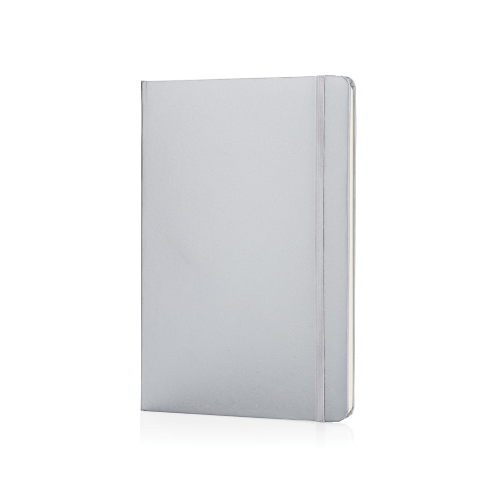 Basic Hardcover Notizbuch A5 – silber