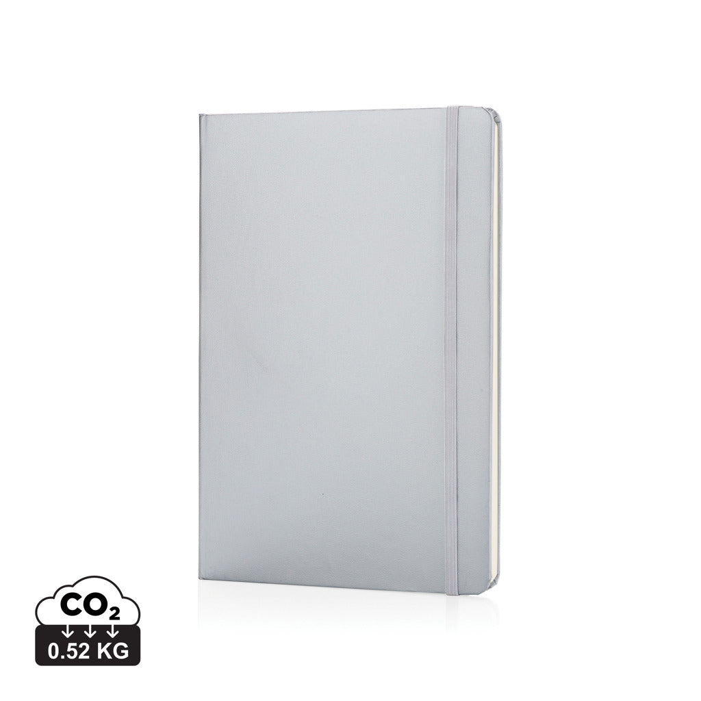 Basic Hardcover Notizbuch A5 – silber