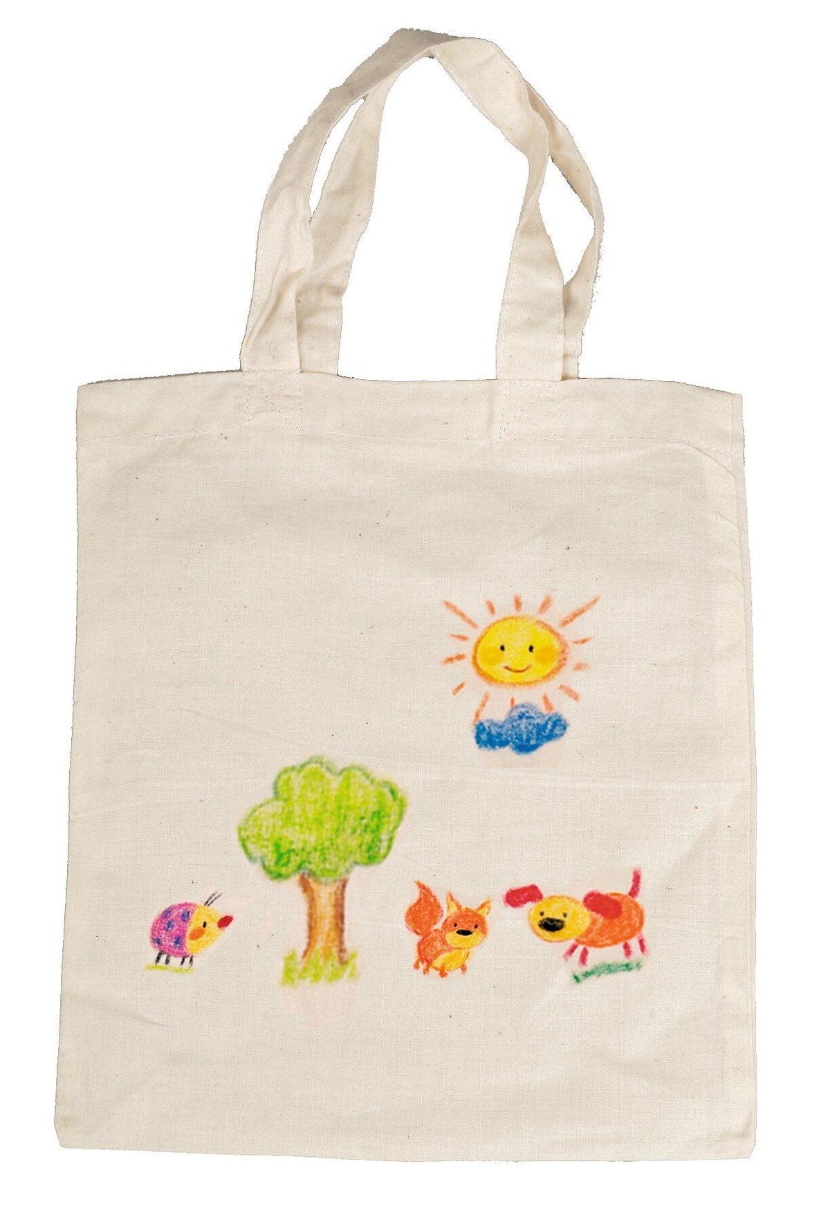 Baumwollbeutel 38 x 42 cm mit zwei Henkeln
