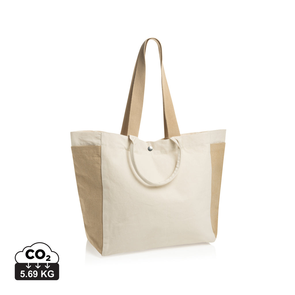 BEAU AWARE™ Allround-Shopper aus rec. Canvas 400gr/m² – off white