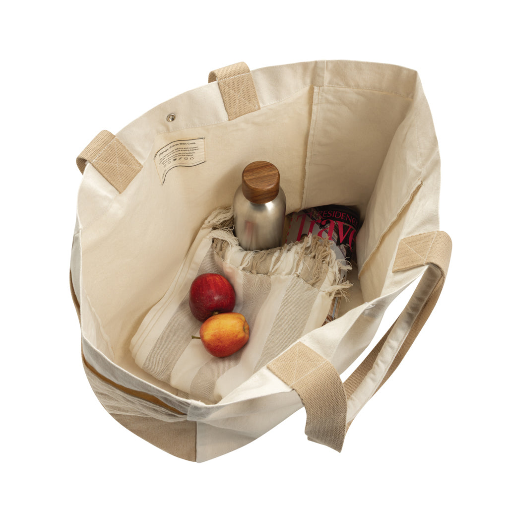BEAU AWARE™ Allround-Shopper aus rec. Canvas 400gr/m² – off white
