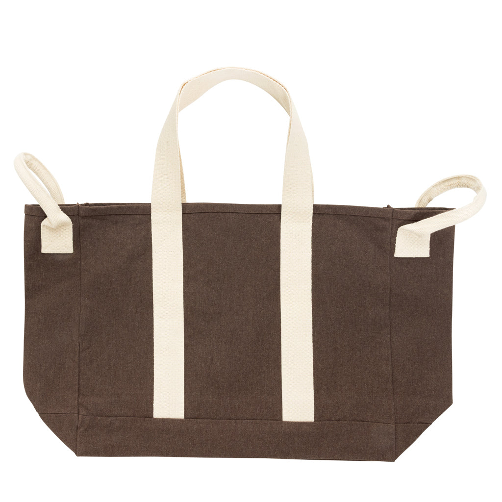 BEAU AWARE™ Strandtasche aus 400gr/m² recyceltem Canvas – braun