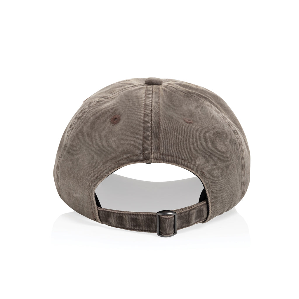BEAU AWARE™ Washed 6-Panel Kappe aus 270gr/m² Baumwolltwill – braun
