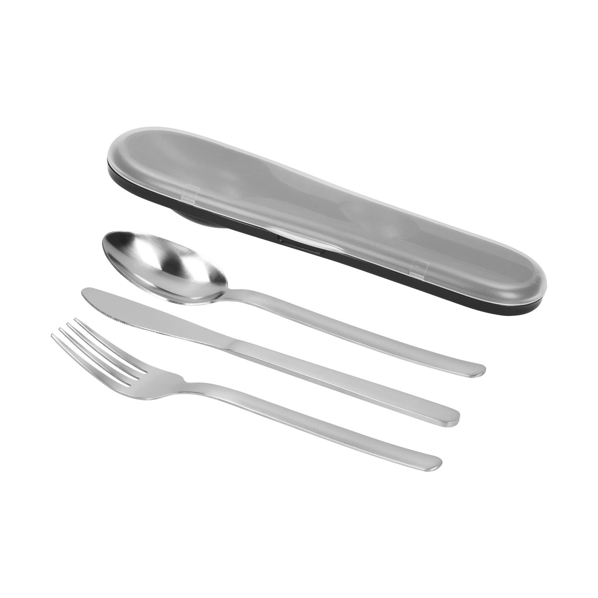 Besteck-Set im PP case „YOKA“ – Grau