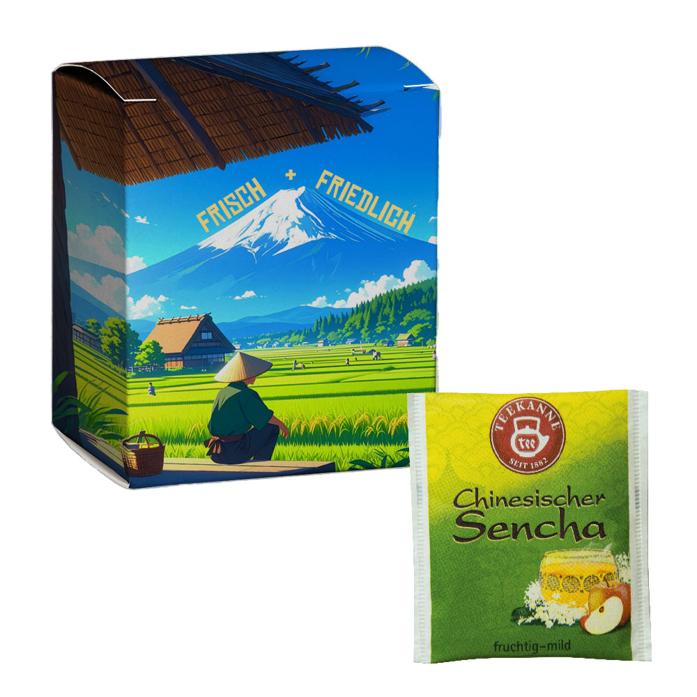Beuteltee Sortiment in der kleinen Faltschachtel – Beuteltee Chinesischer Sencha, 5 Stück, 8,75 g