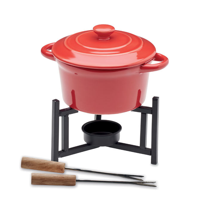 Big Kase Keramik Fondue Set 300 ml