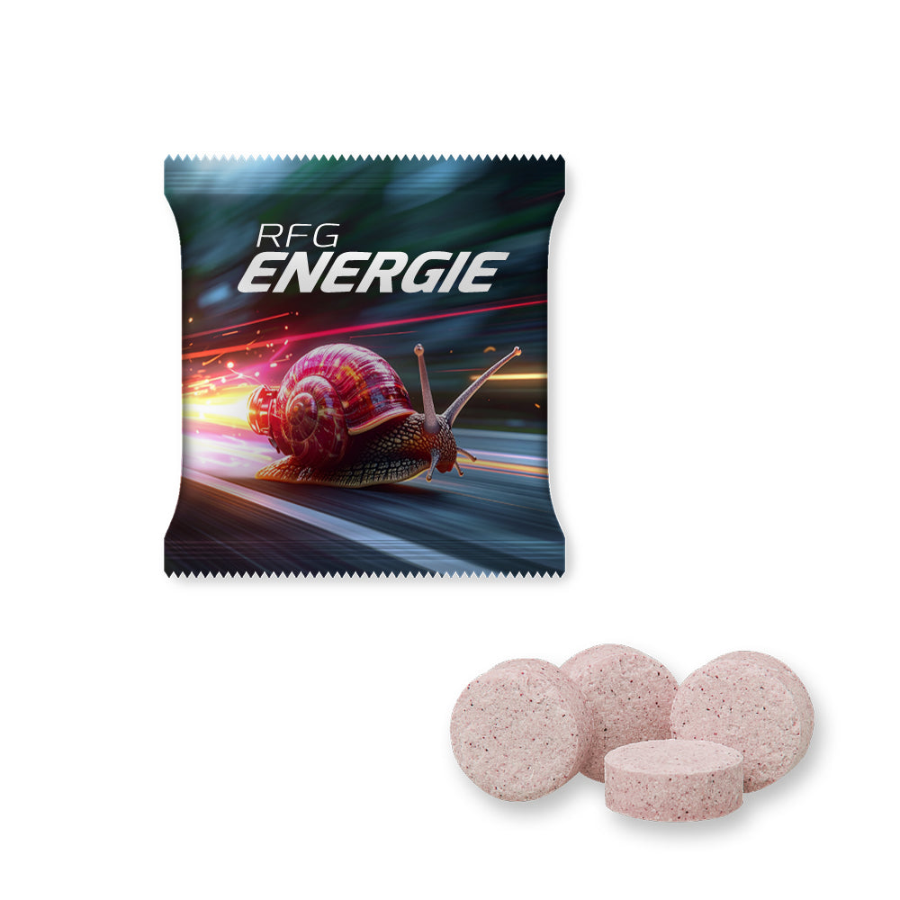 Bio Bonbonmischung in der Mini Tüte – Bio Acerola Himbeer Drops mit Vitamin C, ca. 5 g