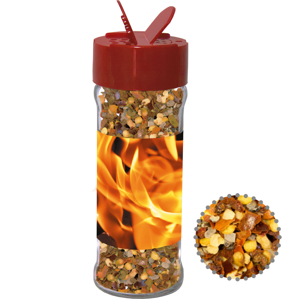 Bio Gewürze im Glas mit Streuaufsatz – Bio Gewürzmischung Feuer und Flamme, ca. 45 g
