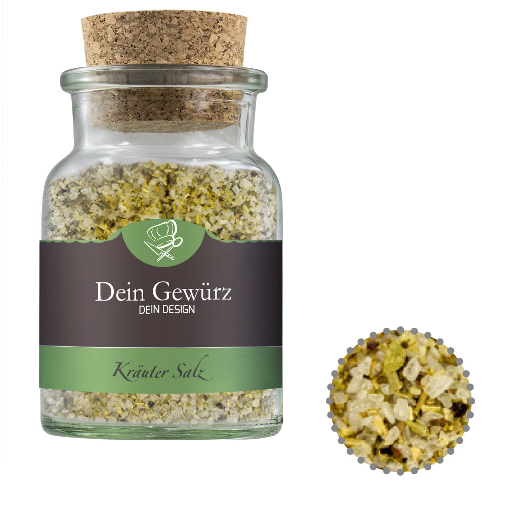 Bio Gewürze im Korkenglas – Bio Gewürzmischung Kräutersalz, ca. 80 g
