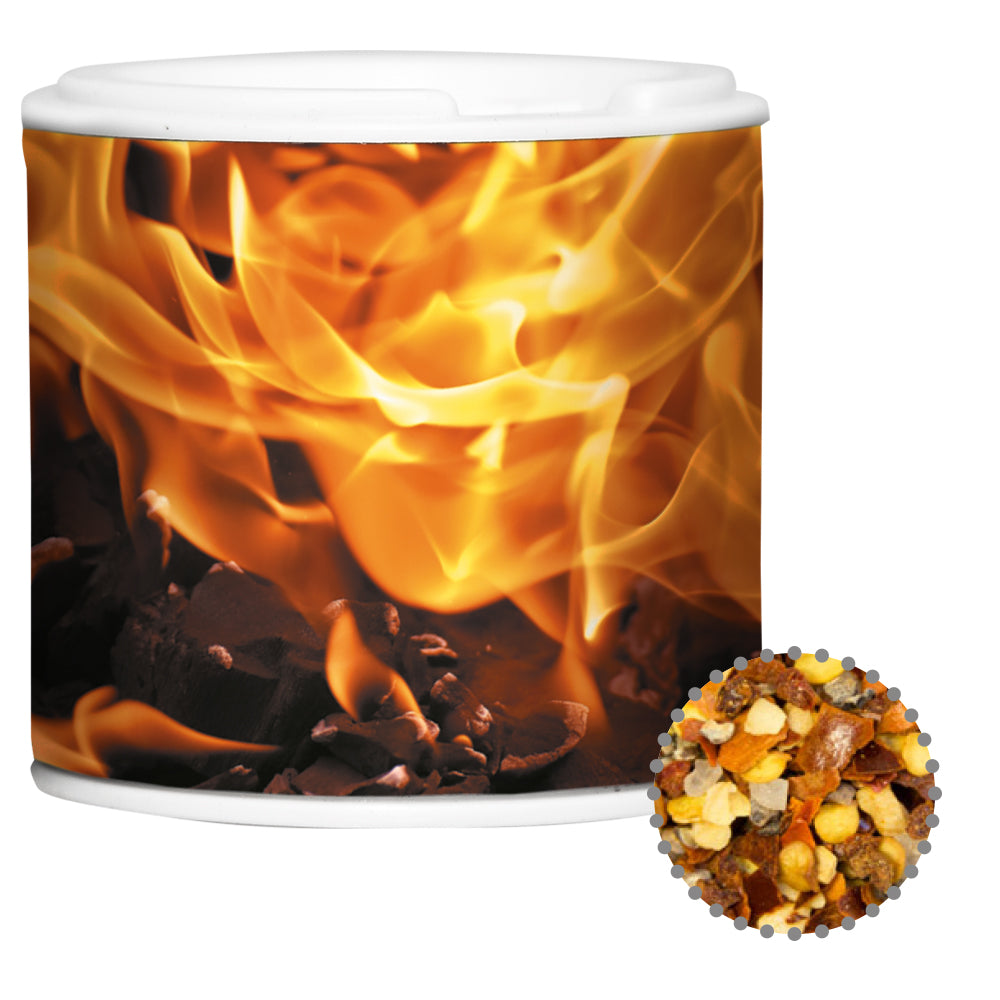 Bio Gewürzmischung in der kleinen Streudose – Bio Gewürzmischung Feuer und Flamme, ca. 25 g