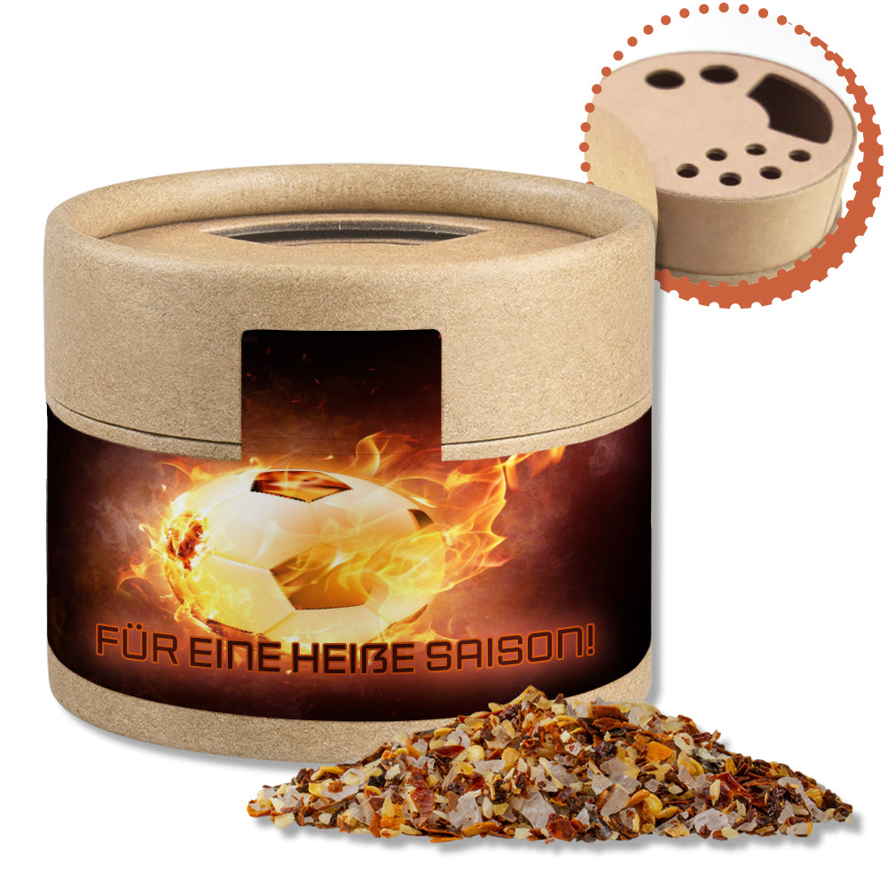 Bio Gewürzstreuer Mini mit Logo – Bio Gewürzmischung Feuer und Flamme, ca. 40 g