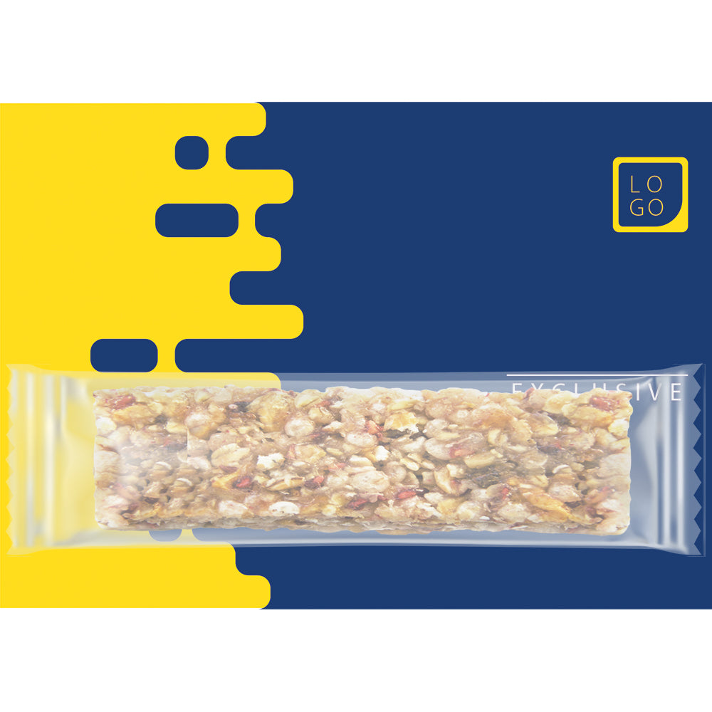 Bio Müsliriegel auf der Werbekarte – Bio NussMix Riegel Midi, ca. 25 g