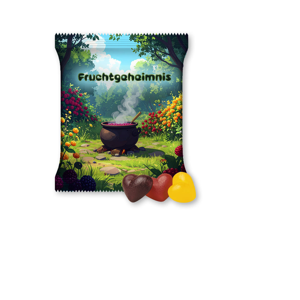 Bio Naschmischung in der Maxi Tüte – Bio Fruchtgummi Herzen, ca. 20 g