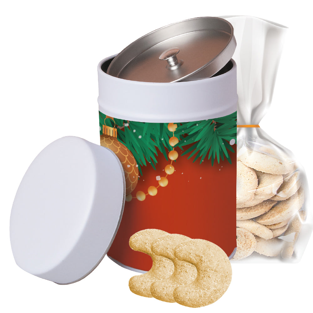 Bio Weihnachtsgebäck in der Metalldose – Bio Vanillekipferl, ca. 100 g