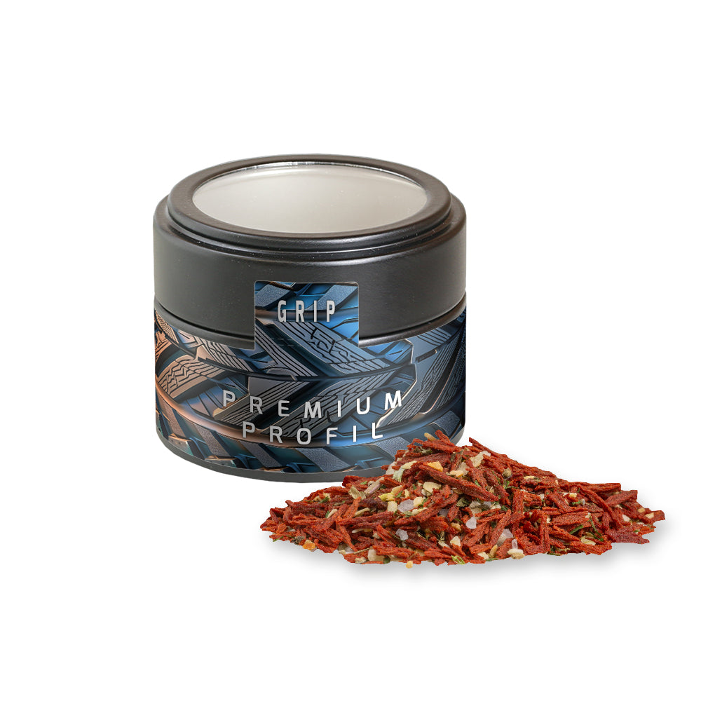 Bio Weihnachtsgewürze in der schwarzen Metalldose Mini – Bio Weihnachts Gewürzmischung Salat, ca. 50 g