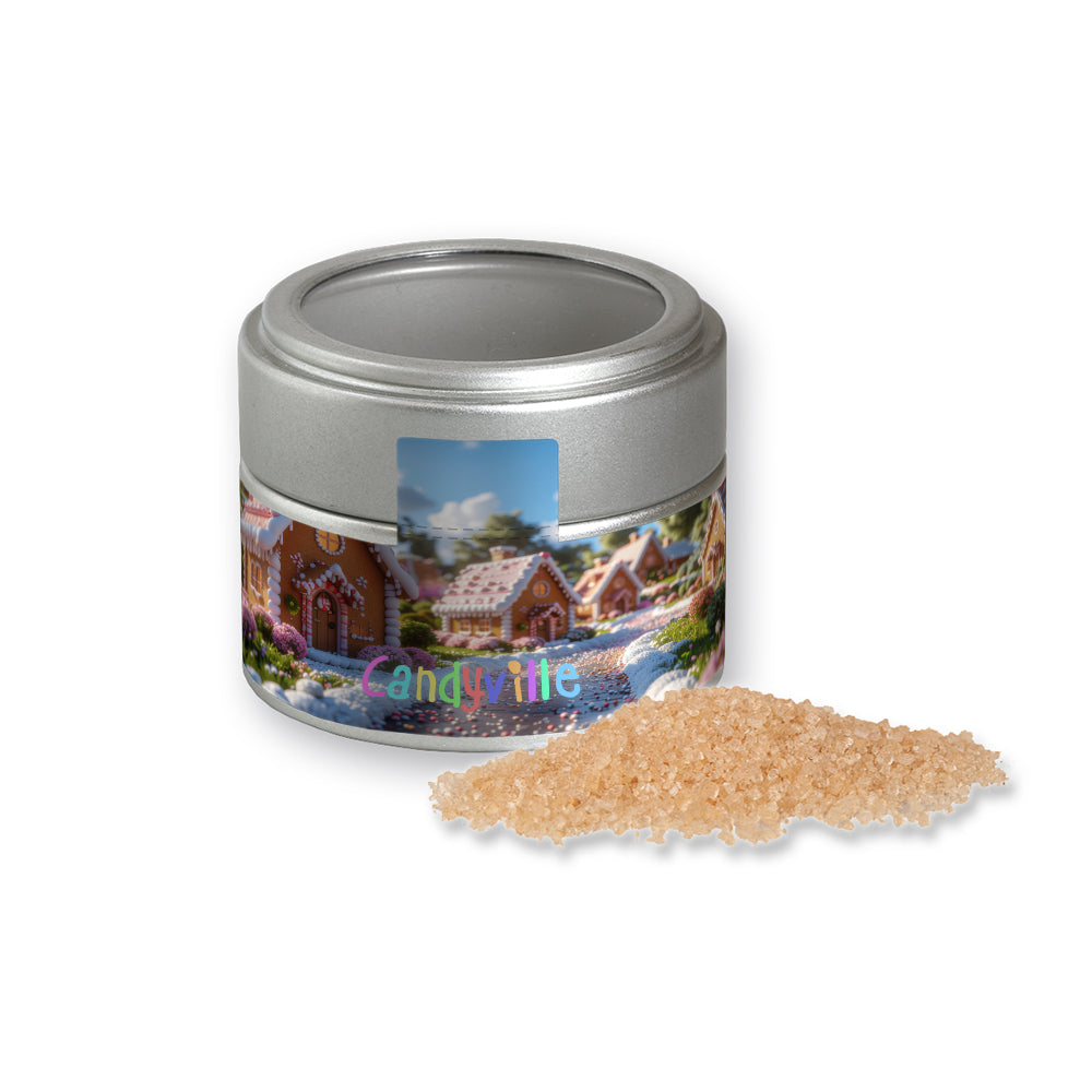 Bio Weihnachtsgewürze in der silbernen Metalldose Mini – Bio Gewürzmischung Lebkuchen, ca. 70 g