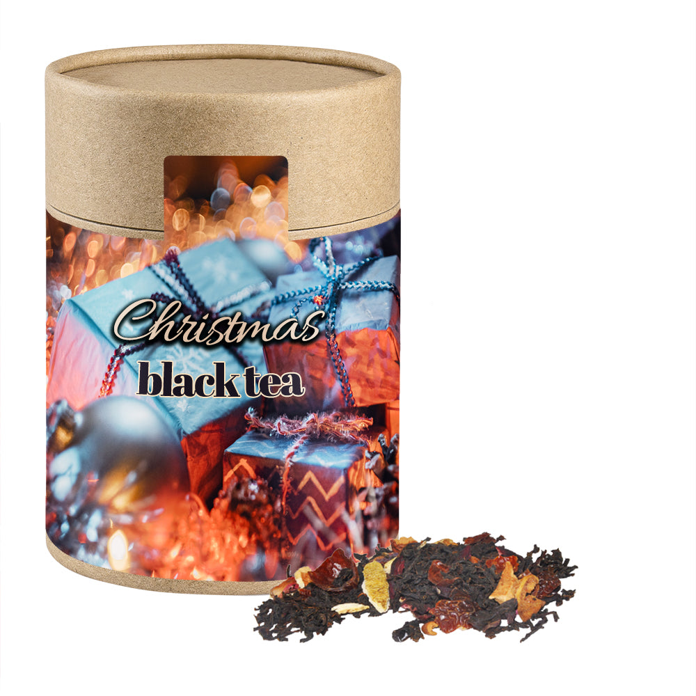 Bio Weihnachtstee in der großen Kraftpapierdose – Bio Weihnachts Schwarztee, ca. 125 g