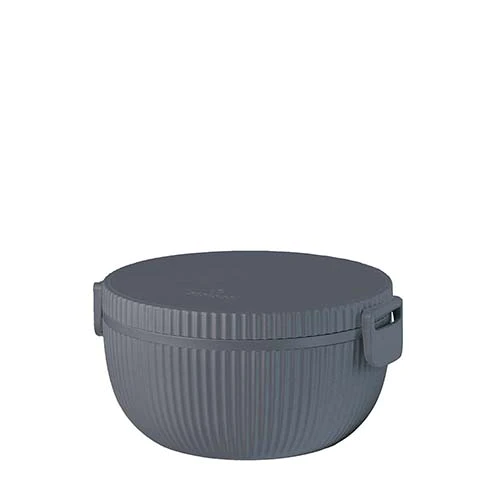 Dunkelgrau bioloco Deluxe bowl aus pflanzenbasiertem PLA
