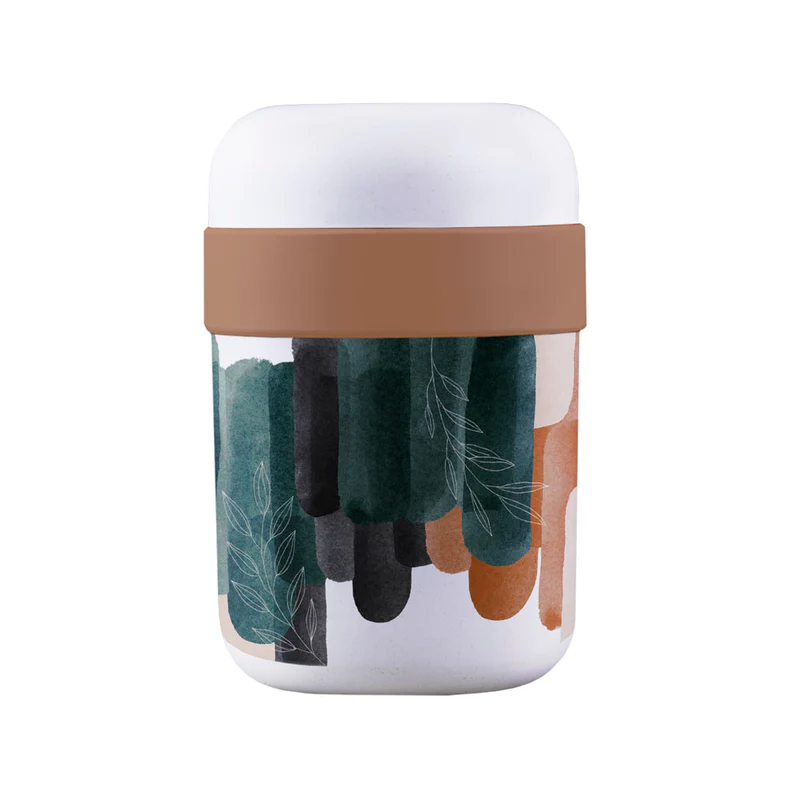 Bioloco Lunchpot mit abstrakten Formen