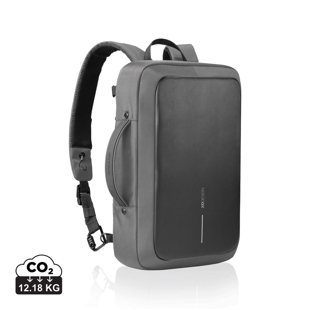Bobby Bizz 2.0 Anti-Diebstahl Rucksack & Aktentasche – grau