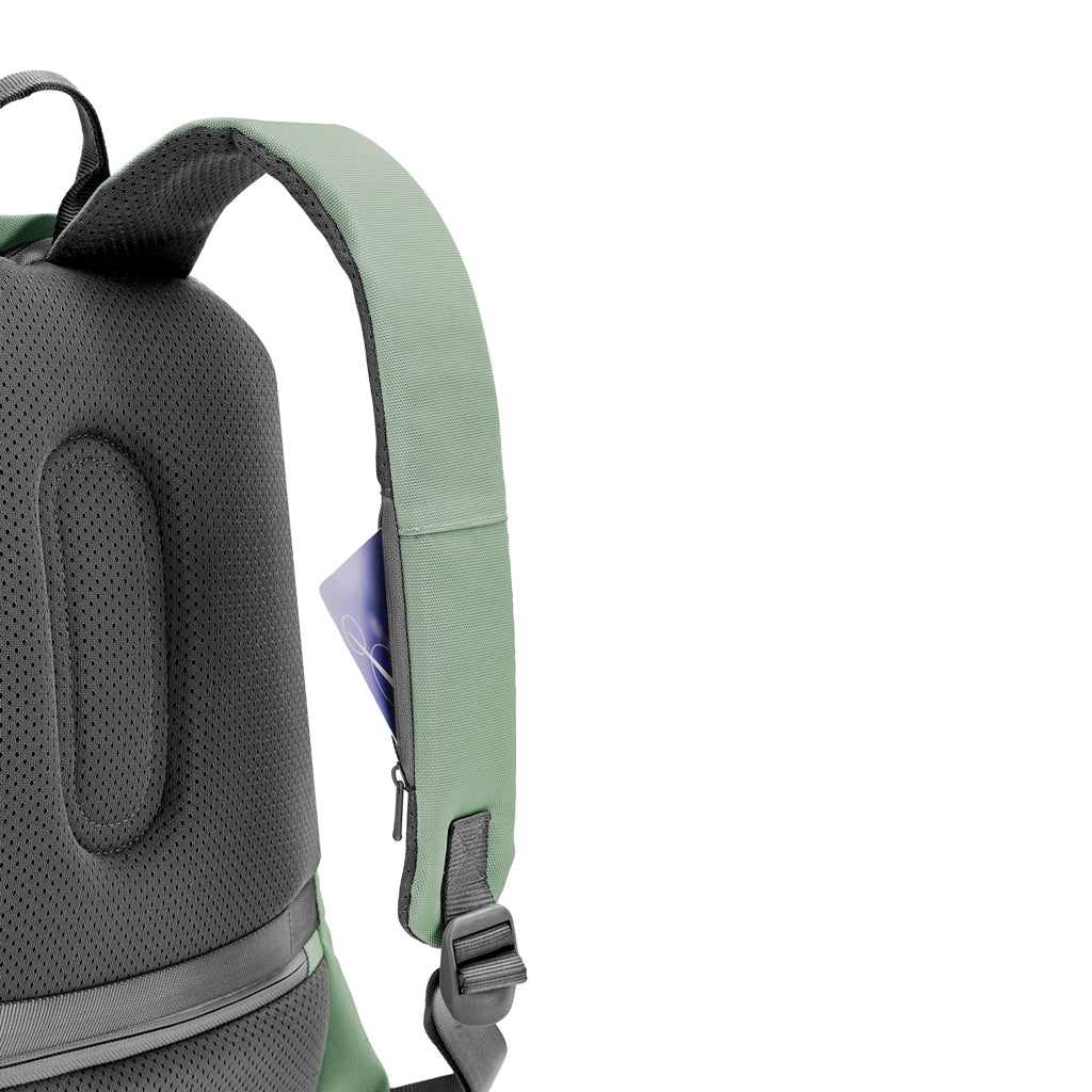 Bobby Soft, Anti-Diebstahl-Rucksack – Iceberg green