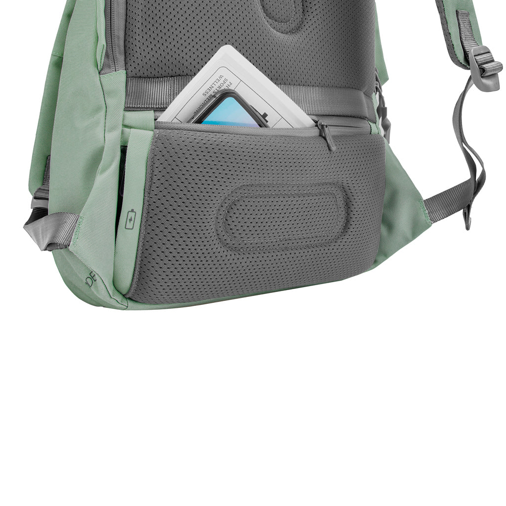 Bobby Soft, Anti-Diebstahl-Rucksack – Iceberg green