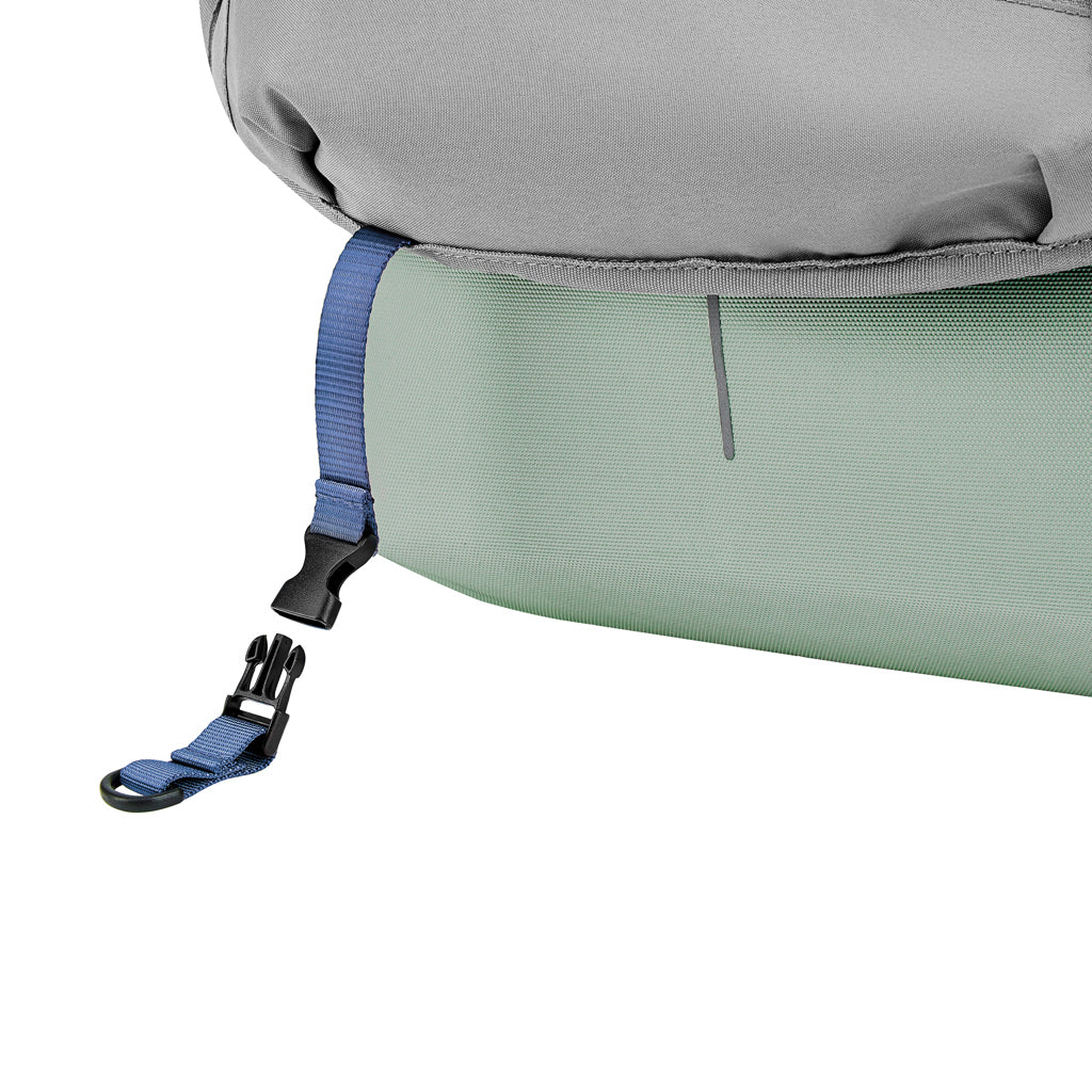 Bobby Soft, Anti-Diebstahl-Rucksack – Iceberg green