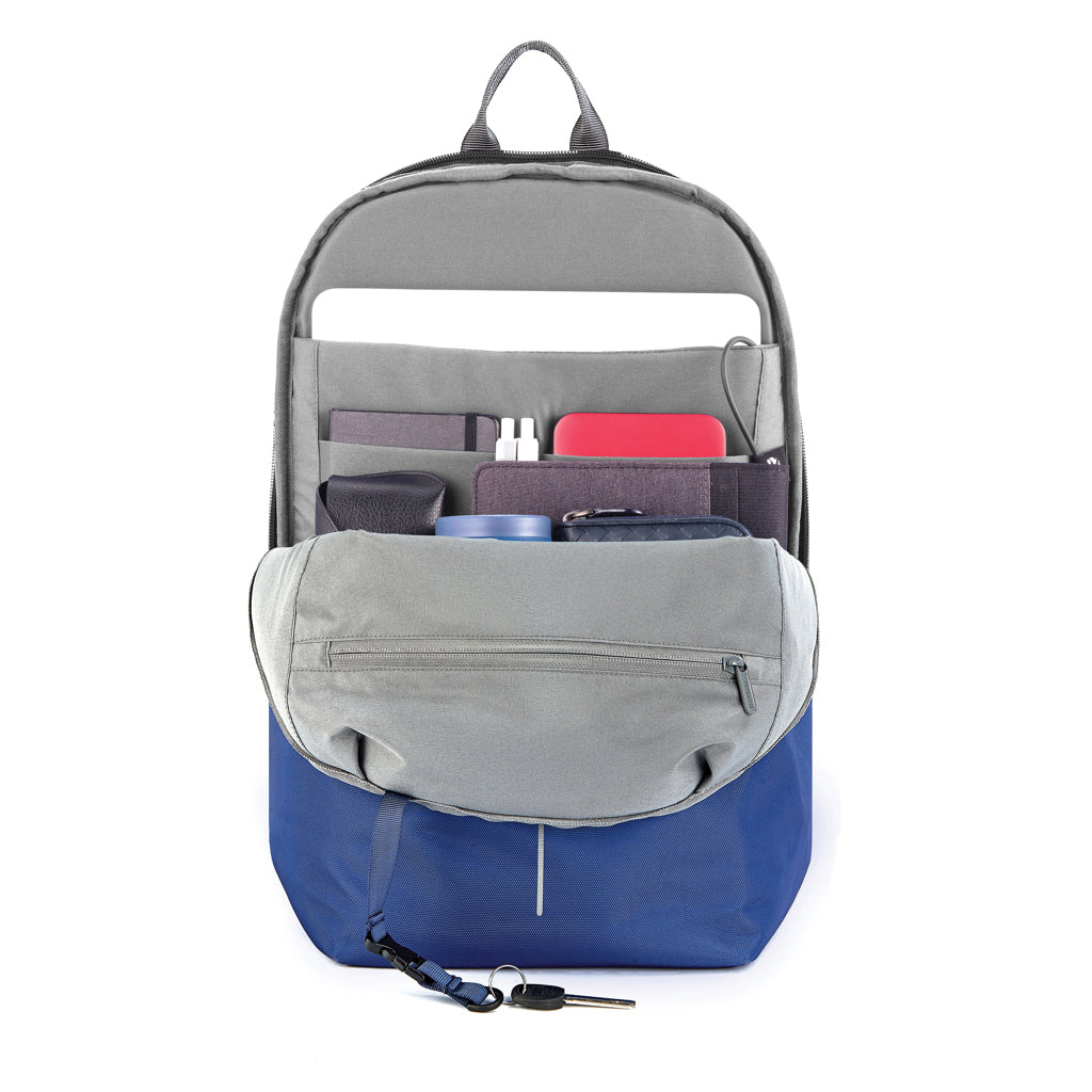 Bobby Soft, Anti-Diebstahl-Rucksack – Königsblau