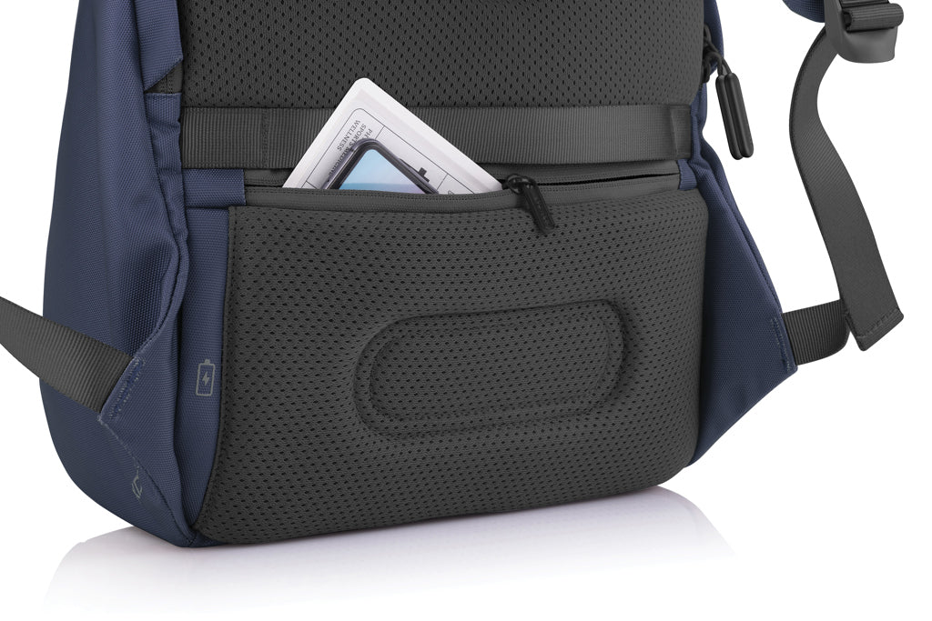 Bobby Soft, Anti-Diebstahl-Rucksack – navy blau
