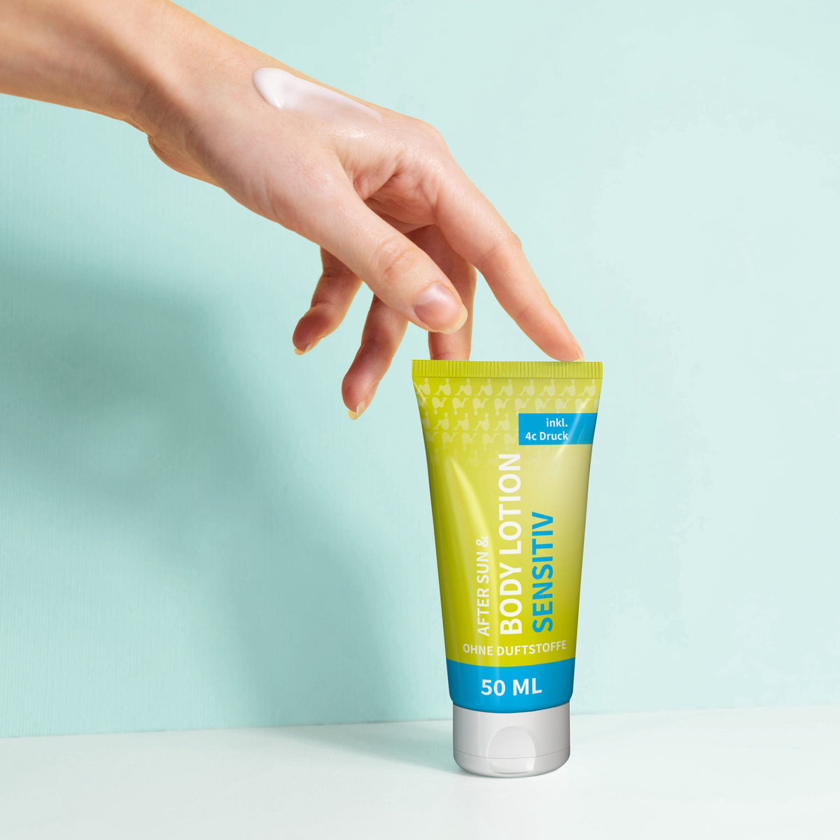 Body Lotion Sensitiv 50 ml Tube mit Klappdeckel