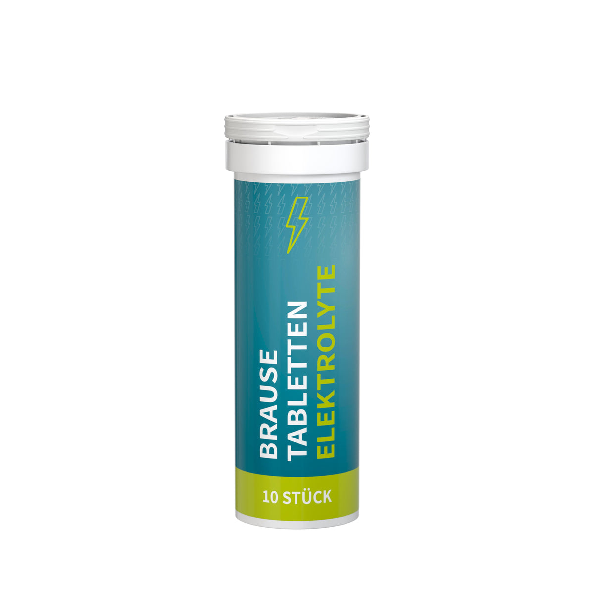 Brausetabletten Elektrolyte 43 g Röhrchen mit Etikett rundum