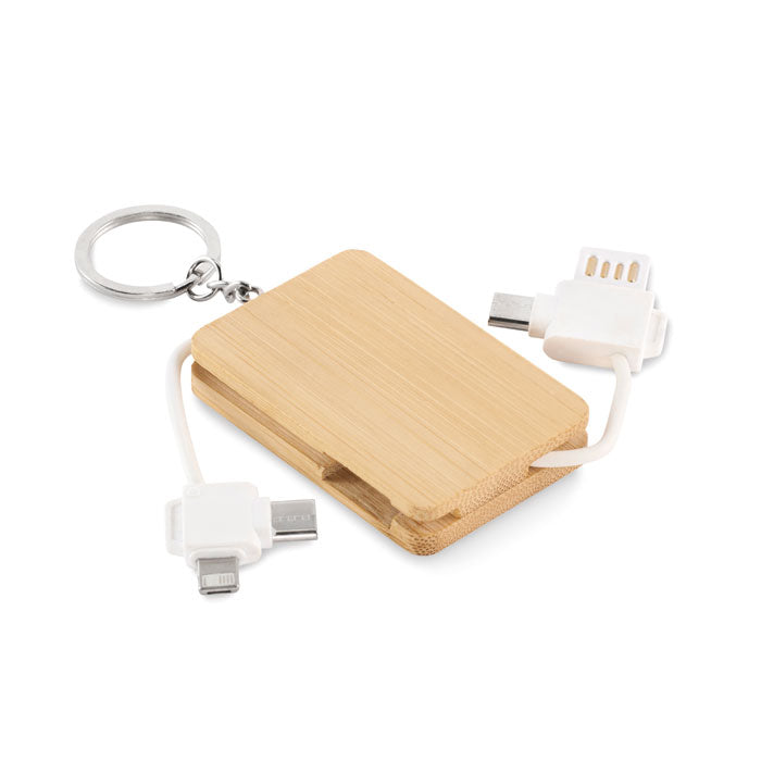 Bupow Schlüsselring mit Ladekabel