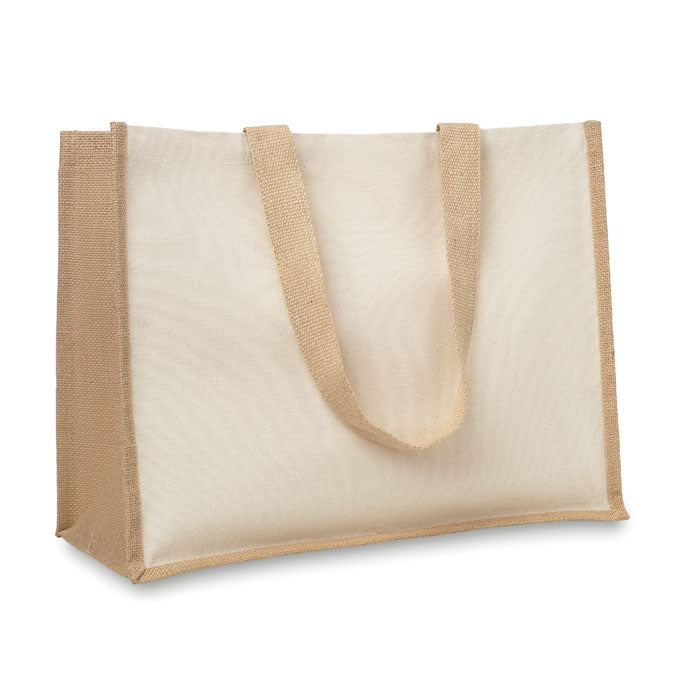 Campo De Fiori Jute/Canvas Shopper