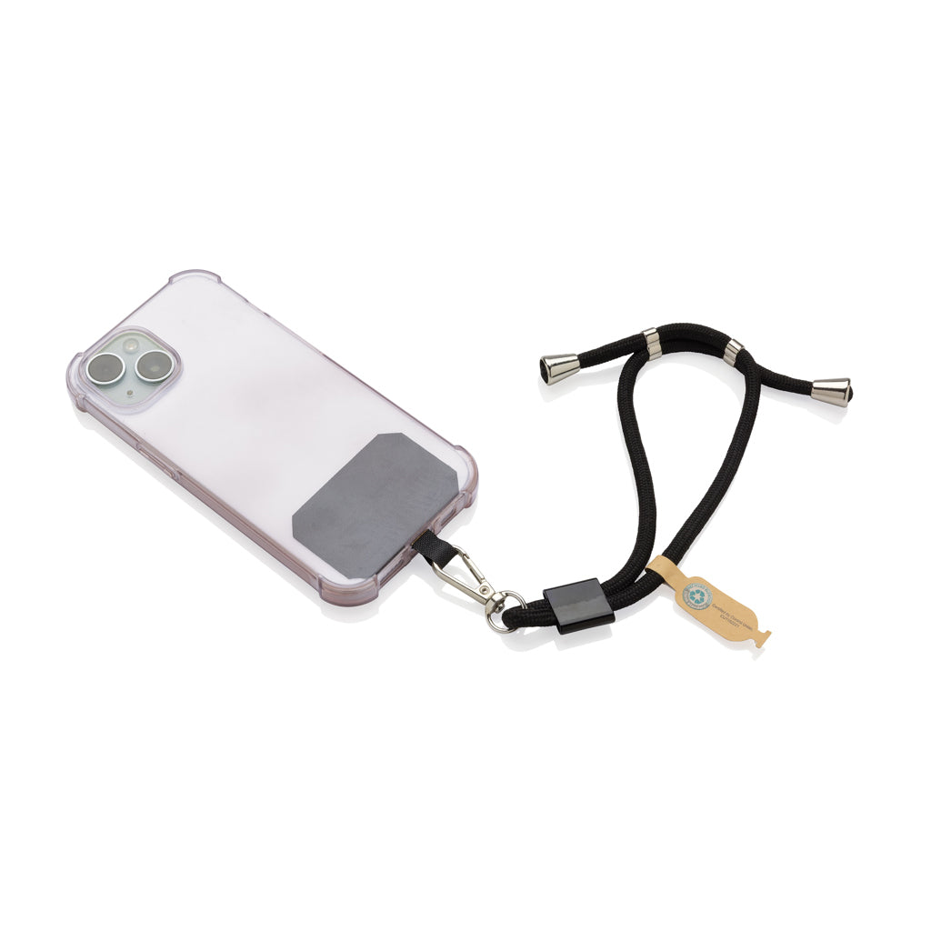 CarryLoop verstellbares Handy-Handgelenksband aus RCS rPET