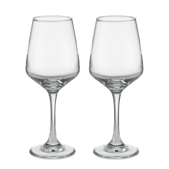Cheers Set mit 2 Weingläsern