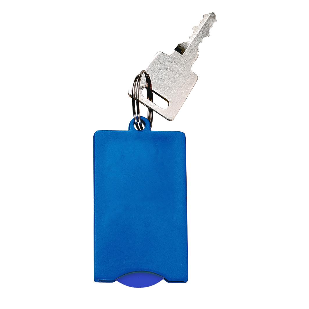 Chip-Schlüsselanhänger „Square“ – Blau