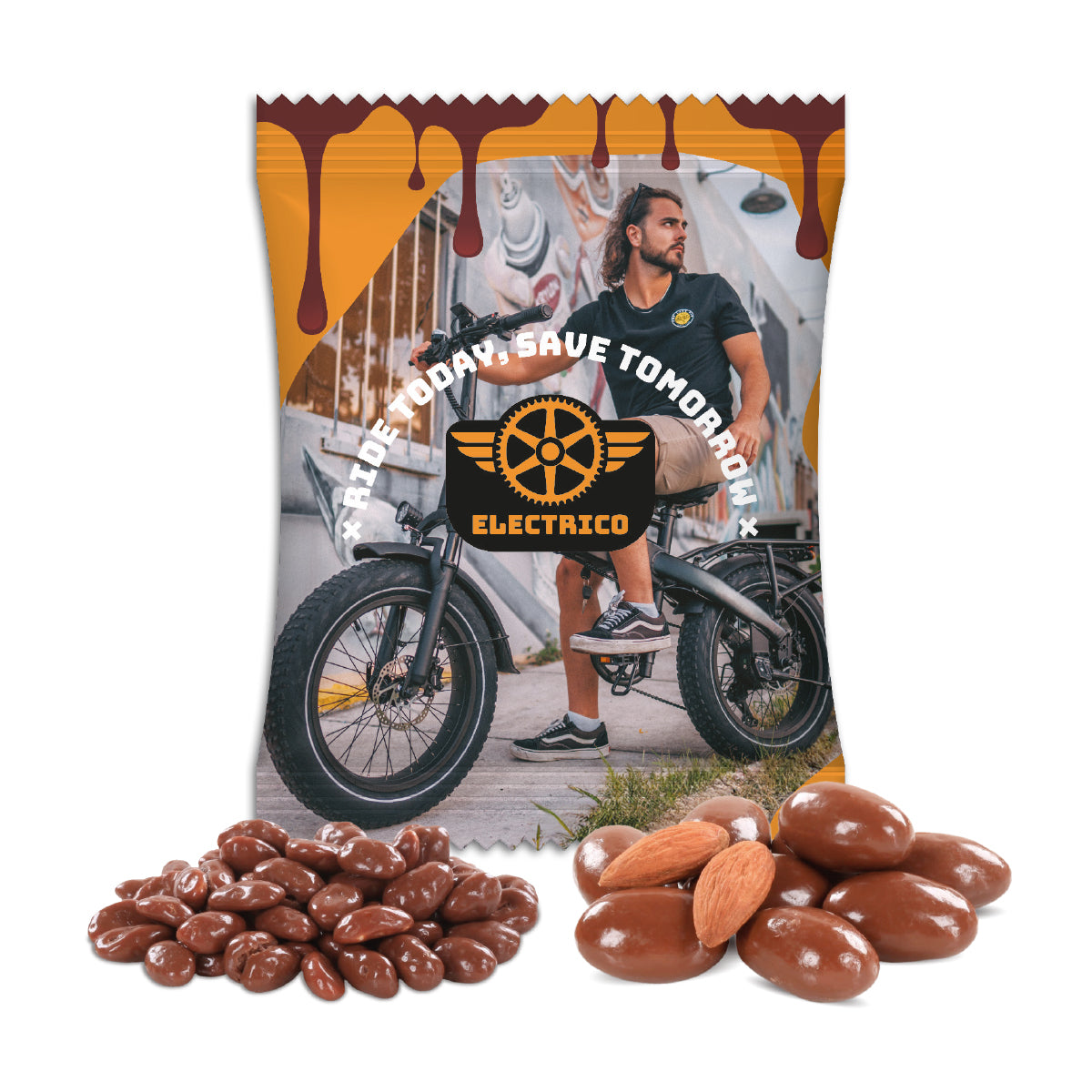 ChoViva Mandeln und Rosinen im bedruckten Werbetütchen