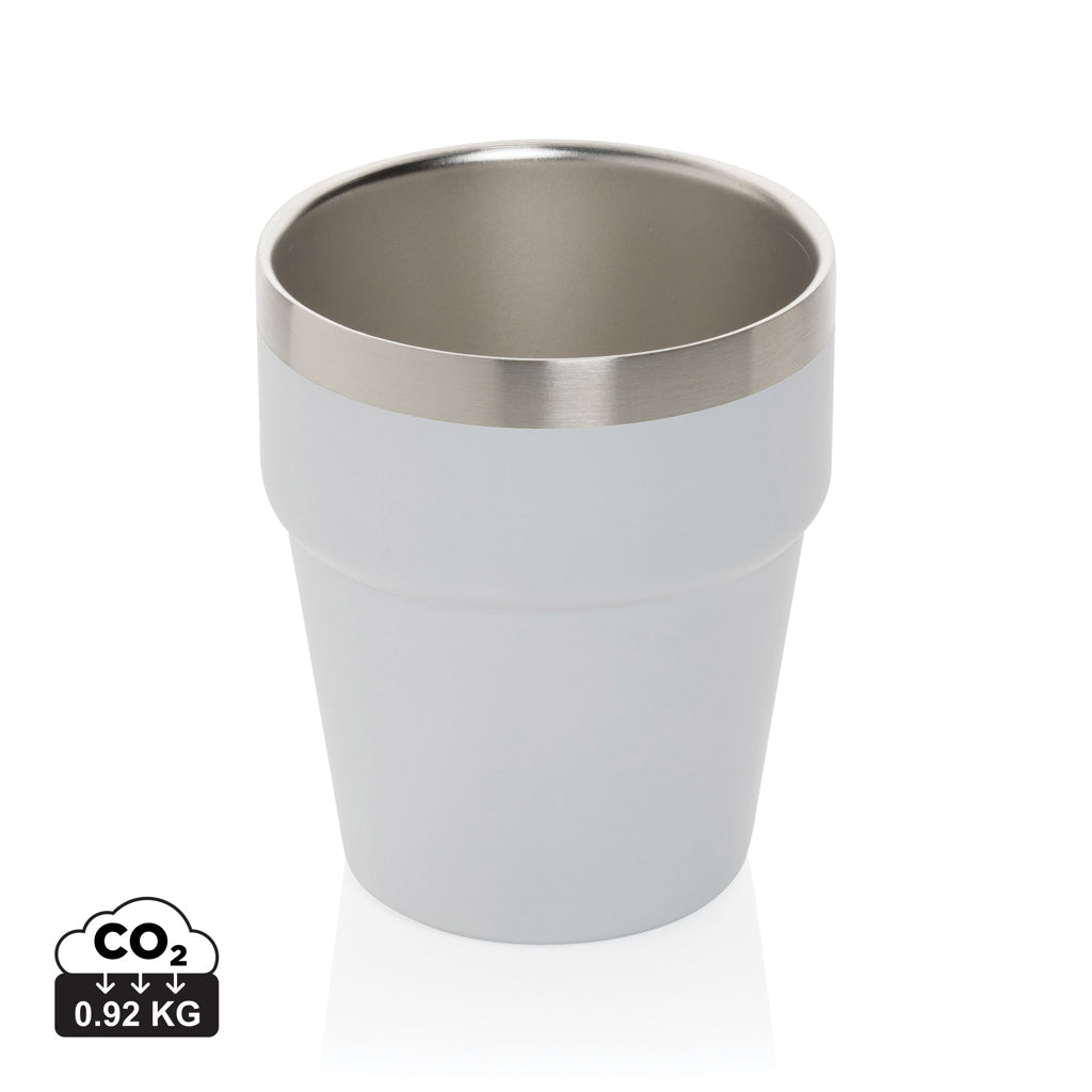 Clark Doppelwandige RCS Kaffeetasse 300ml – weiß